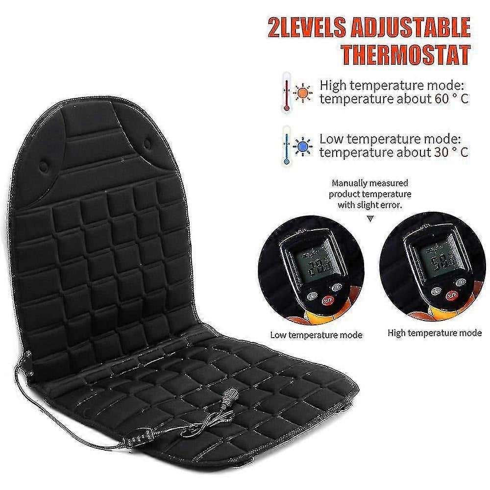 Mata Grzewcza do Samochodu 12v z Pilotem i Dwustopniową Regulacją Temperatury - Image 4