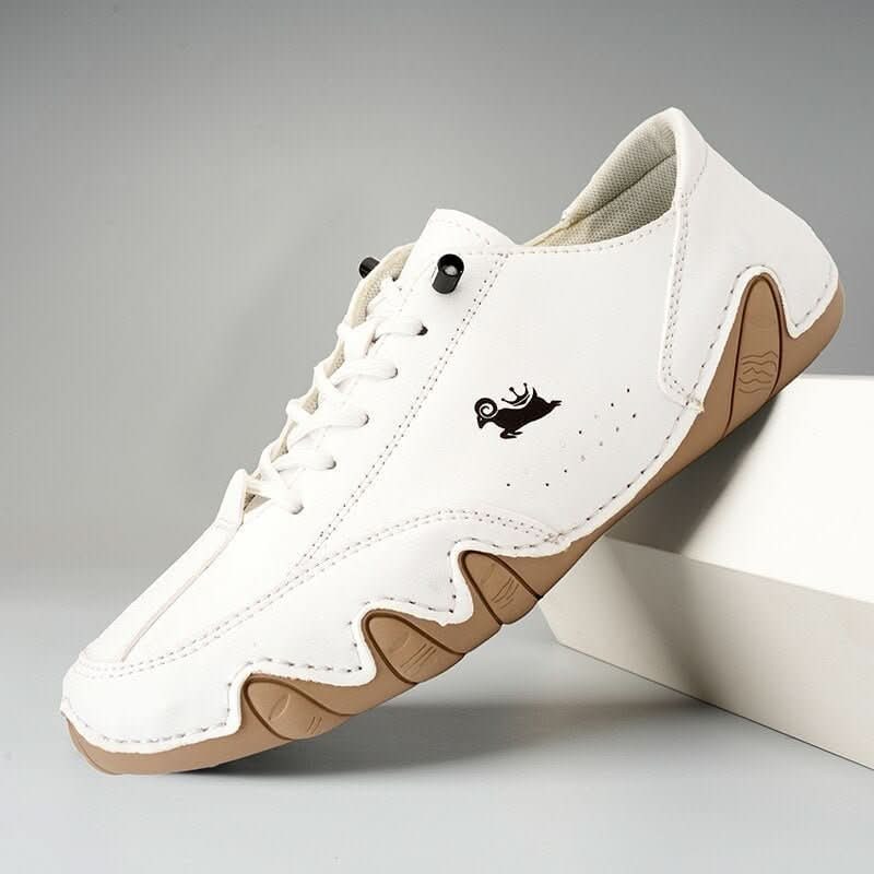 Men's Barefoot Shoes Minimalist with Flexible Rubber Sole and Lace Up Closure - Image 2