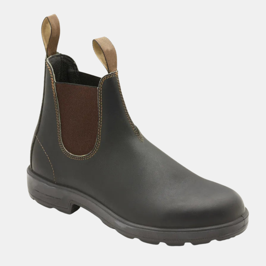 Men's Chelsea Boots with Elastic Side Panels and Pull Tabs Waterproof Slip-On - Image 1