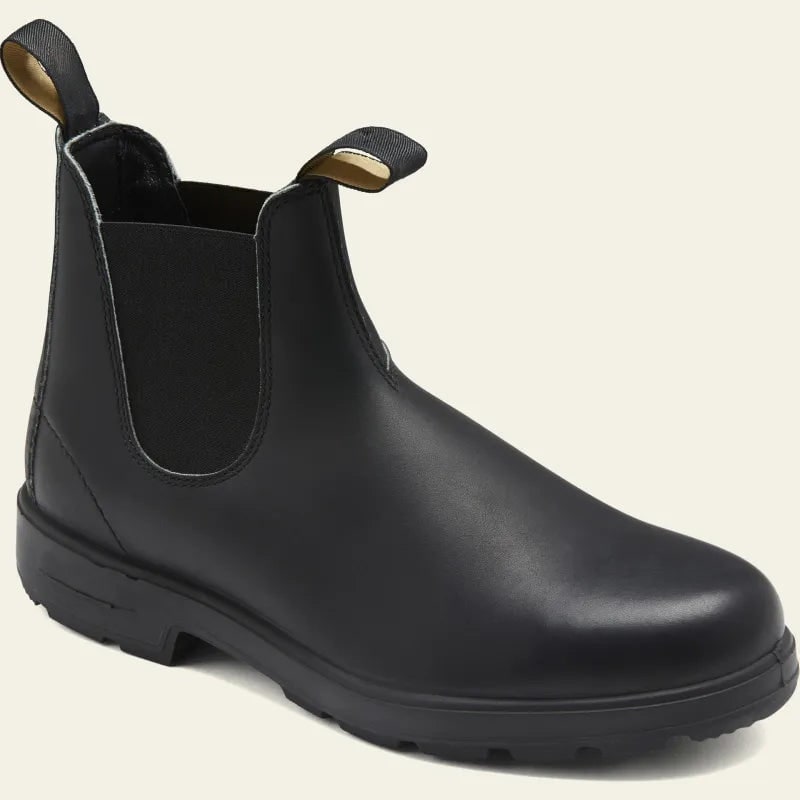 Men's Chelsea Boots with Elastic Side Panels and Pull Tabs Waterproof Slip-On - Image 5
