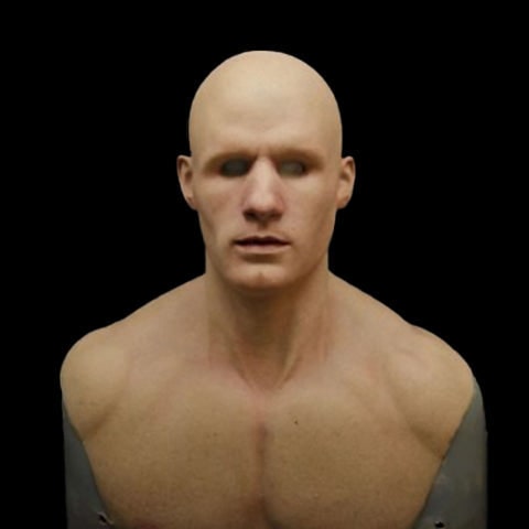 Men's Old Man Mask with Realistic Silicone Chest Bib and Detailed Facial Features - Image 20