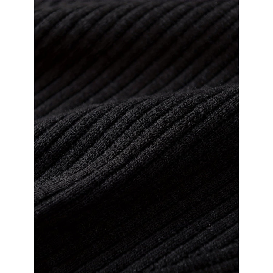Men's Ribbed Knit V-Neck Sweater Vest Sleeveless Fabric