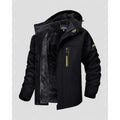 Men's Winter Jackets with Fleece Lining Water-Resistant Shell and Hood - Image 1
