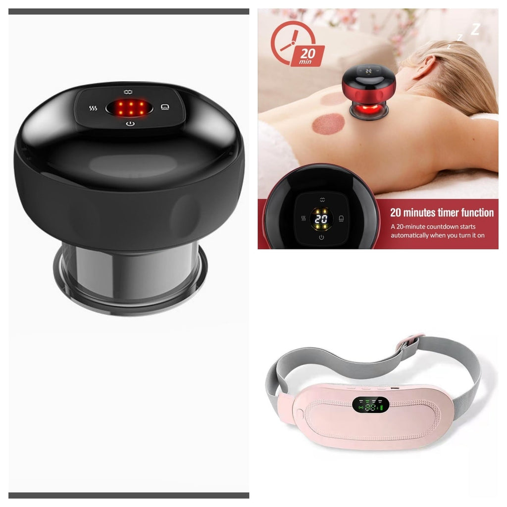 Menstrual Heating Pad with Vibrating Massage Electric Waist Belt and Digital Display - Image 22