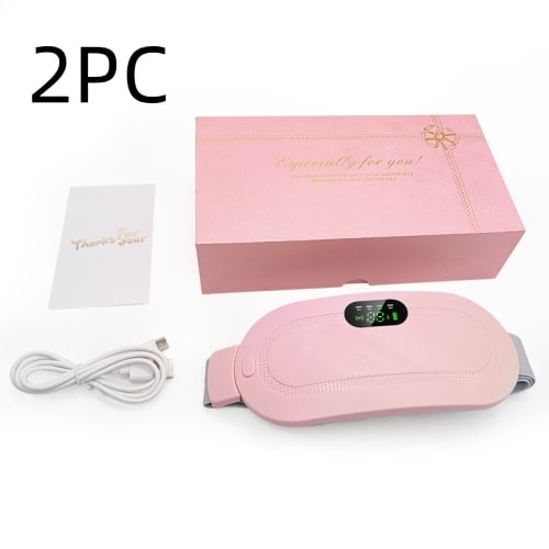 Menstrual Heating Pad with Vibrating Massage Electric Waist Belt and Digital Display - Image 30