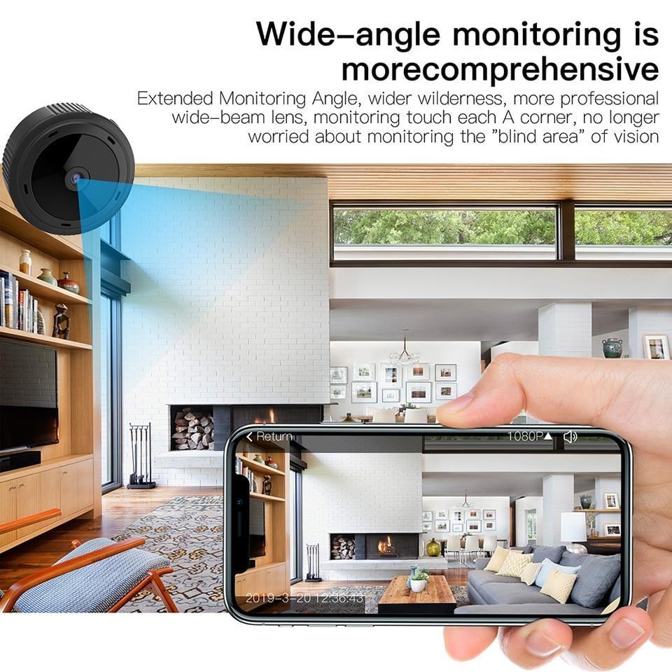 Mini Security Camera Wireless with Motion Detection and Wide-Angle Night Vision - Image 5
