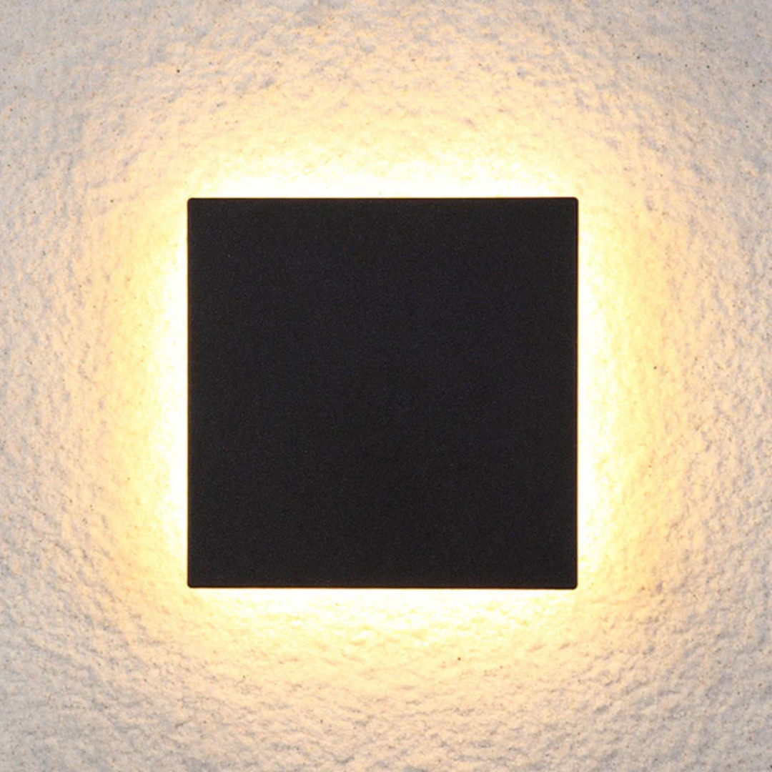 Elegancka minimalistyczna lampa ścienna LED do oświetlenia zewnętrznego