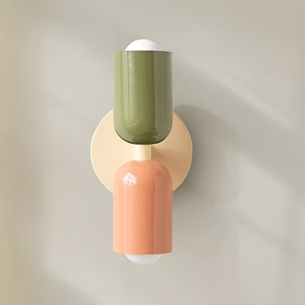 Nowoczesna nordycka lampa ścienna LED z podwójnym oświetleniem