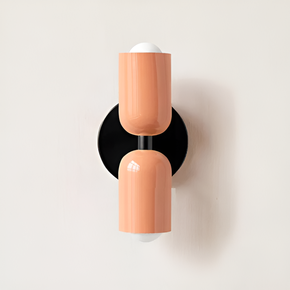 Nowoczesna nordycka lampa ścienna LED z podwójnym oświetleniem