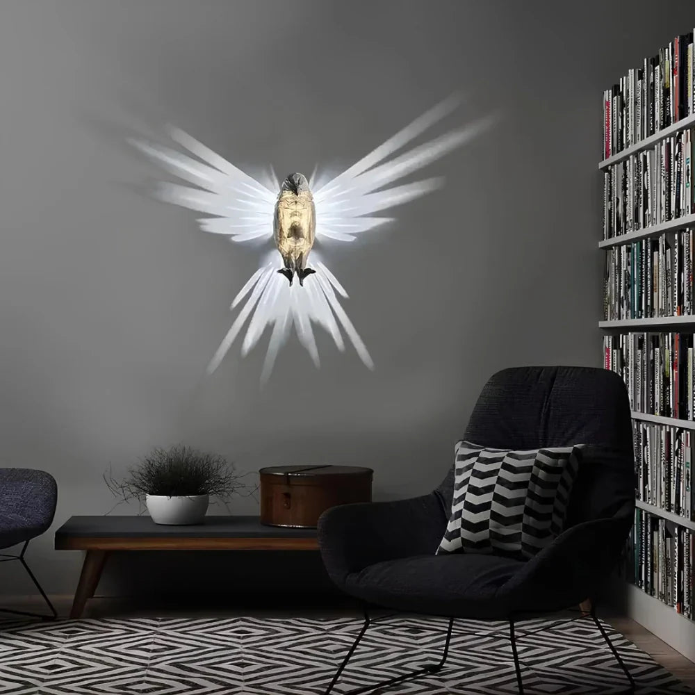 Lampa ścienna LED z projekcją zwierząt