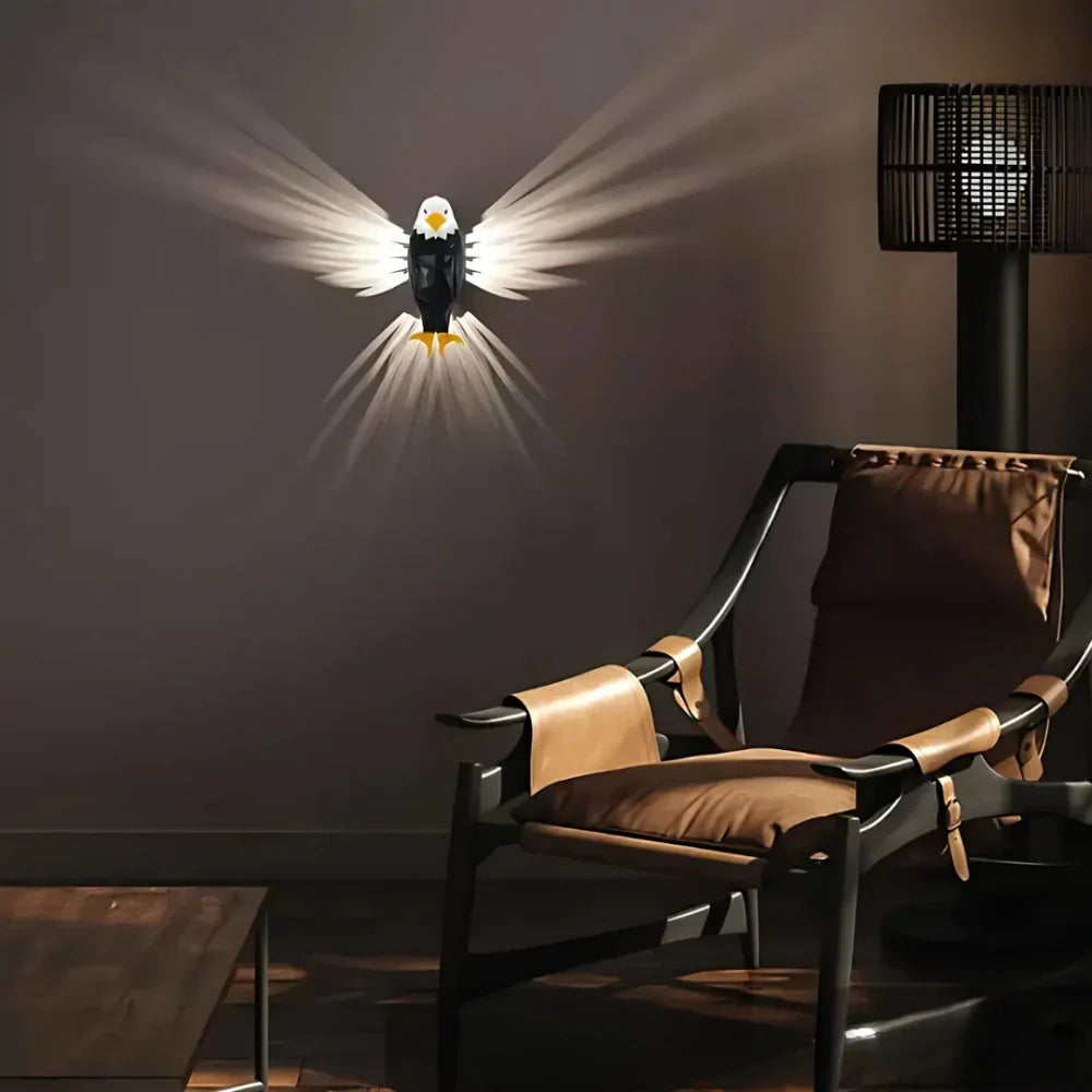 Lampa ścienna LED z projekcją zwierząt