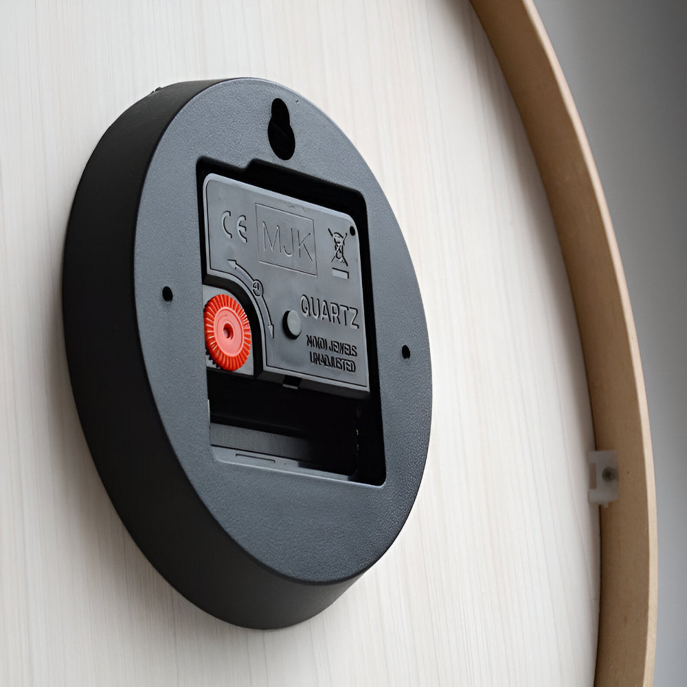 Elegancki Nordycki Cichy Zegar Ścienny