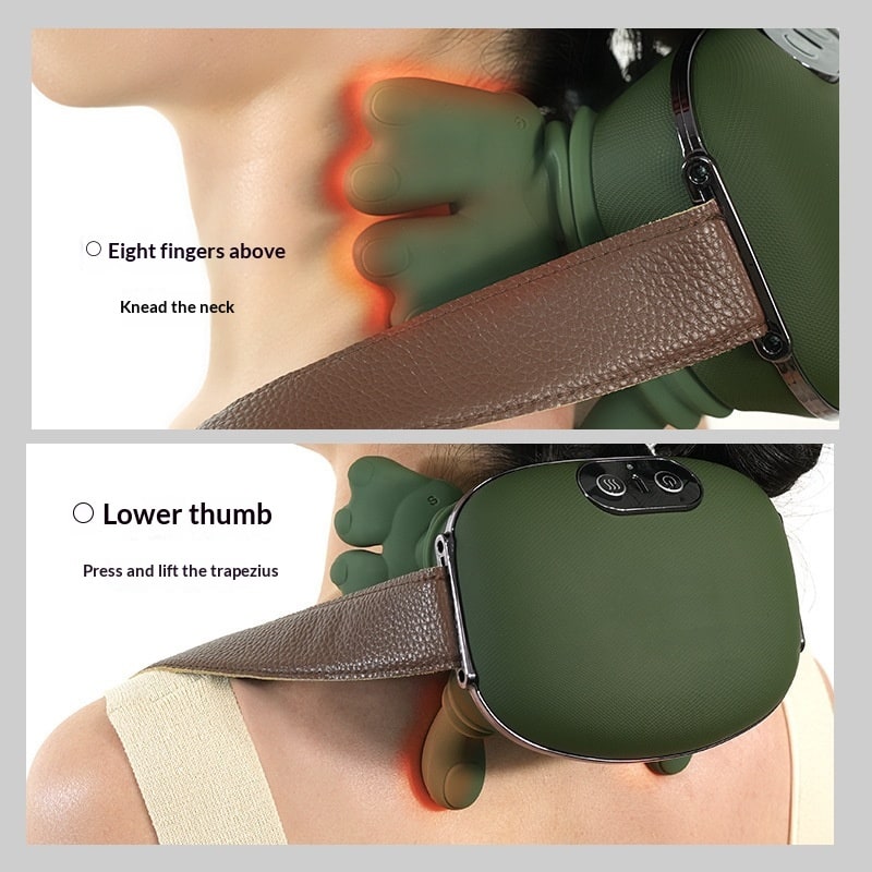 Neck Massager for Shoulder Pain Relief with Electric Kneading and Heat Function - Image 1