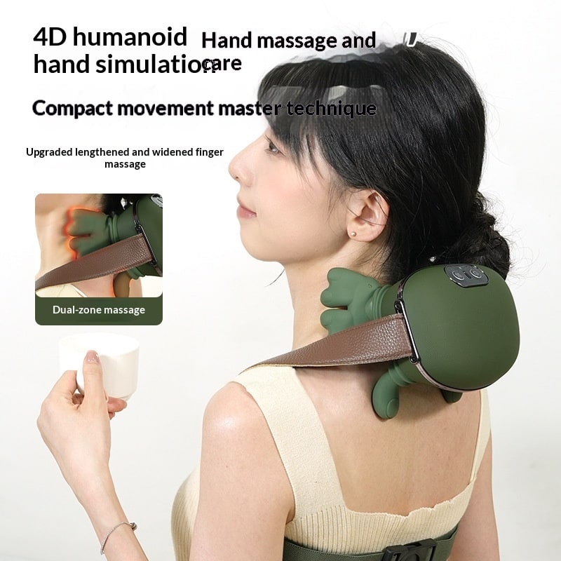 Neck Massager for Shoulder Pain Relief with Electric Kneading and Heat Function - Image 6
