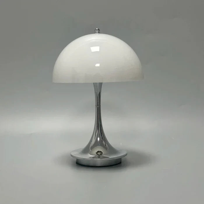 Elegancka bezprzewodowa lampa stołowa LED z regulowanym światłem