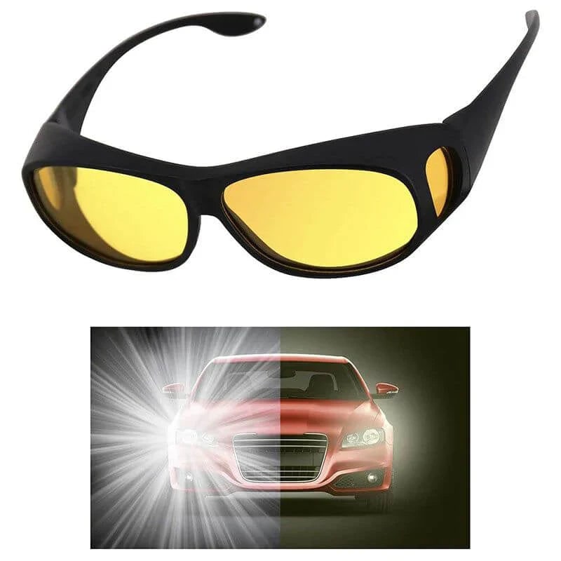 Night Driving Glasses with Anti-Glare Wrap-Around Design and Over-Glasses Fit - Image 13
