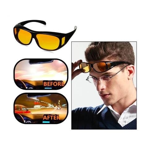 Night Driving Glasses with Anti-Glare Wrap-Around Design and Over-Glasses Fit - Image 14