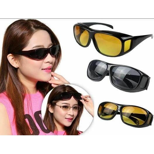 Night Driving Glasses with Anti-Glare Wrap-Around Design and Over-Glasses Fit - Image 15