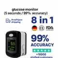 Non Invasive Glucometer Portable Fingertip Blood Glucose Monitor with Digital Display - Image 1