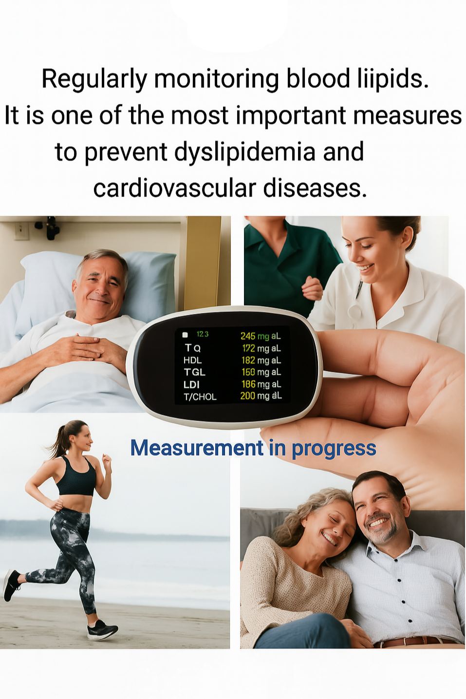 Non Invasive Glucometer Portable Fingertip Blood Glucose Monitor with Digital Display - Image 10