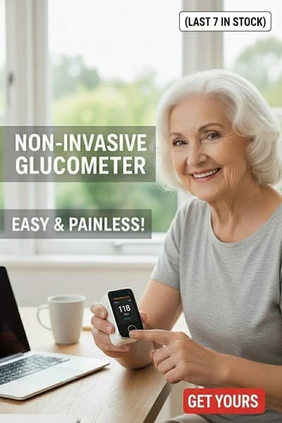 Non Invasive Glucometer Portable Fingertip Blood Glucose Monitor with Digital Display - Image 7
