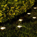 Lampe de jardin chaude en fausse fourrure imperméable solaire
