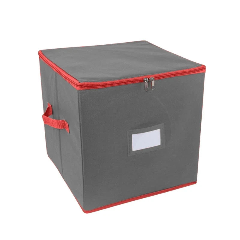 Ornament Storage Box with Dividers Lid and Viewing Window for Christmas Decorations - Image 6