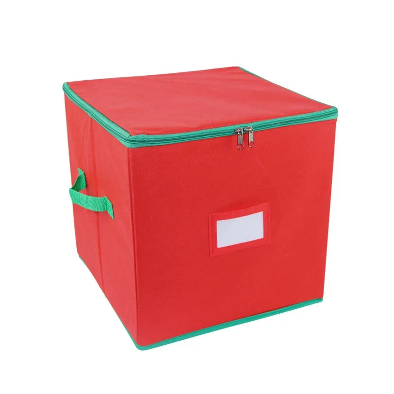Ornament Storage Box with Dividers Lid and Viewing Window for Christmas Decorations - Image 8
