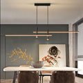 Lampe suspendue LED linéaire minimaliste et réglable