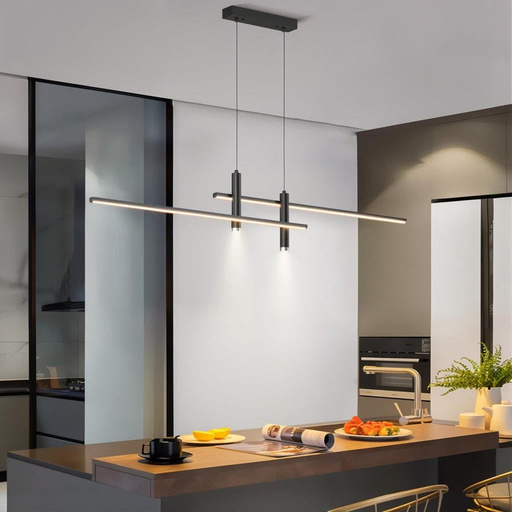 Lampada a sospensione LED lineare minimalista regolabile