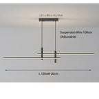 Praktyczna Lampa LED Linearna – Regulacja Wysokości i Barwy Światła