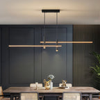 Lampada a sospensione LED lineare minimalista regolabile