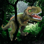 Giocattolo interattivo dinosauro con effetti sonori e LED