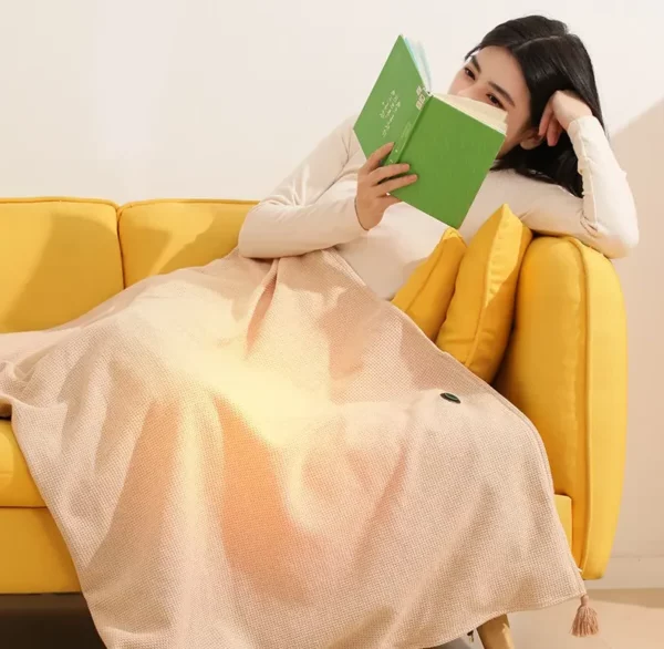 Miękki Ciepły Przenośny Szal Grzewczy na Dwór