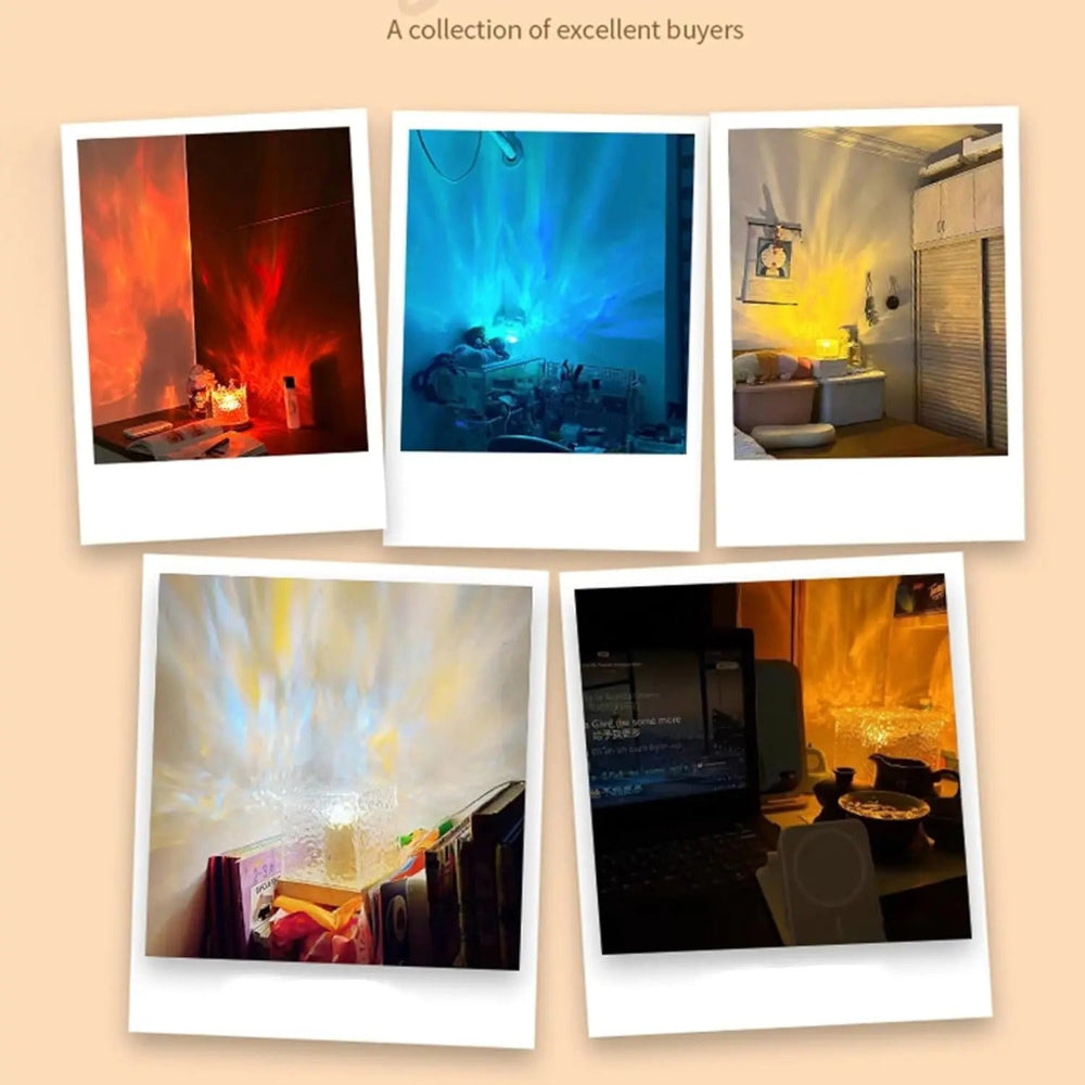 Promienna fala oceaniczna z 16 kolorami – projektor nastrojowy do pomieszczeń