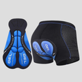 Padded Bike Shorts with Gel Seat Cushion and Breathable Mesh Panels - Image 1