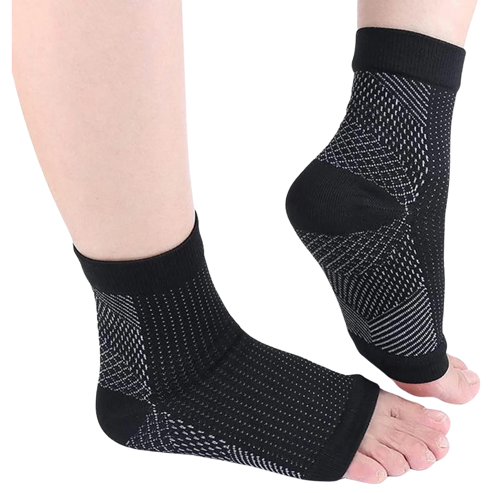 Compression Toe Socks with Non-Slip Grip
