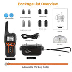 Regulowana wodoodporna obroża szkoleniowa dla psów  –  1000m ładowalna  i sterowana pilotem