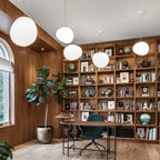 Jasna minimalistyczna lampa sufitowa do nowoczesnego domu