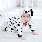 Uroczy miękki dalmatyński kombinezon na zamek
