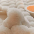 Przenośny miękki i puszysty koc na sofę