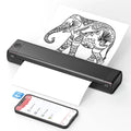 Portable Thermal Printer Wireless with Bluetooth and USB for Smartphone Laptop A4 Compact - Image 1