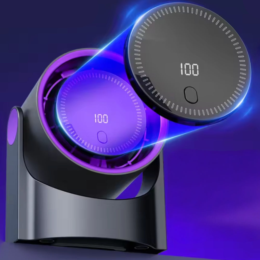 Ventilateur de refroidissement USB compact avec soufflerie oscillante
