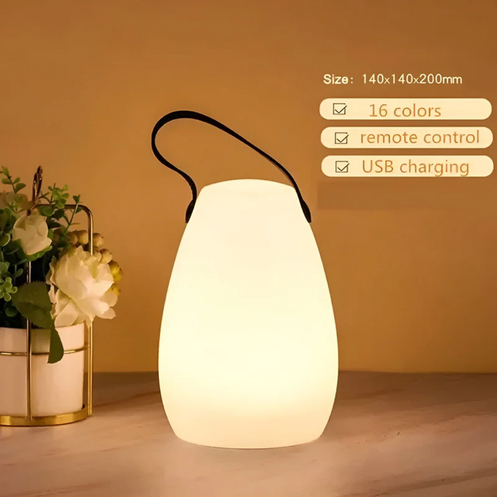 Stylowa bezprzewodowa wodoodporna lampa stołowa