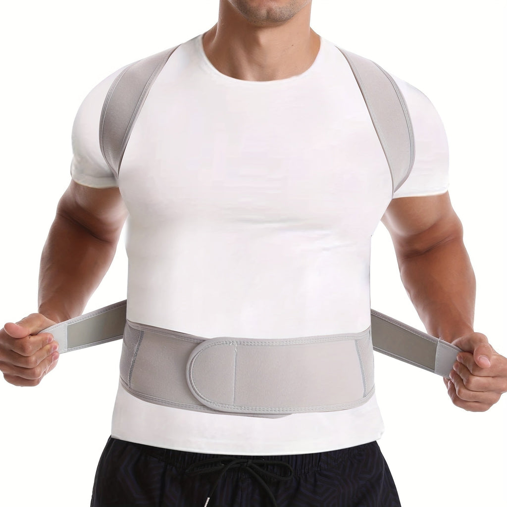 Posture Corrector Back Brace with Lumbar Support and Breathable Mesh Straps - Image 2