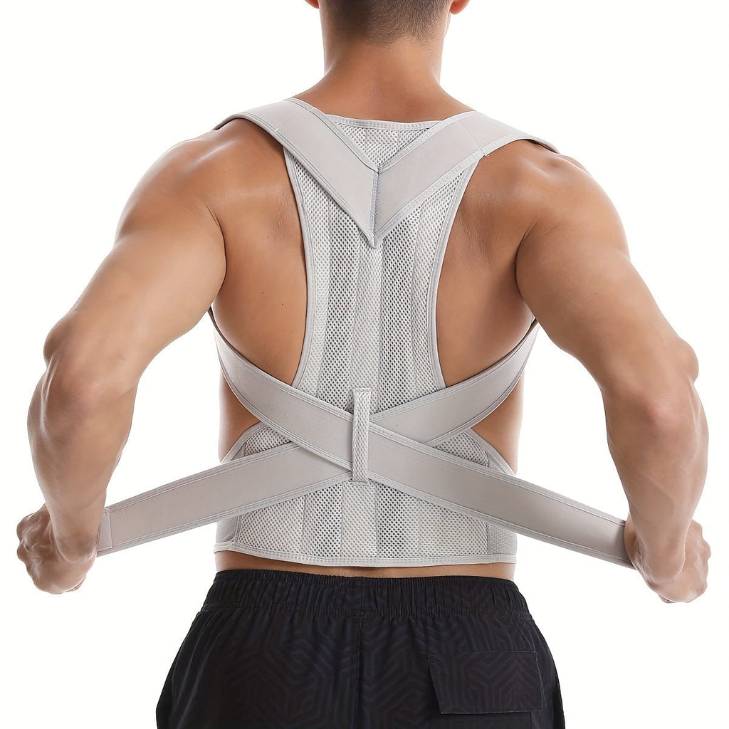 Posture Corrector Back Brace with Lumbar Support and Breathable Mesh Straps - Image 5
