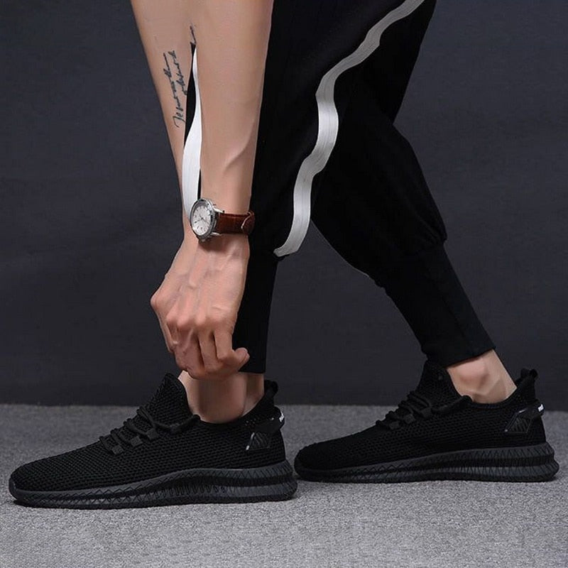 Herren Sneaker Sportlich elastisch leichte Trainingsschuhe