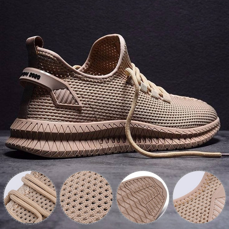 Herren Sneaker Sportlich elastisch leichte Trainingsschuhe