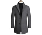 Men's single-breasted coat Classic elegant cut