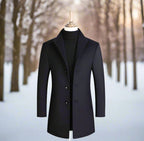 Men's single-breasted coat Classic elegant cut